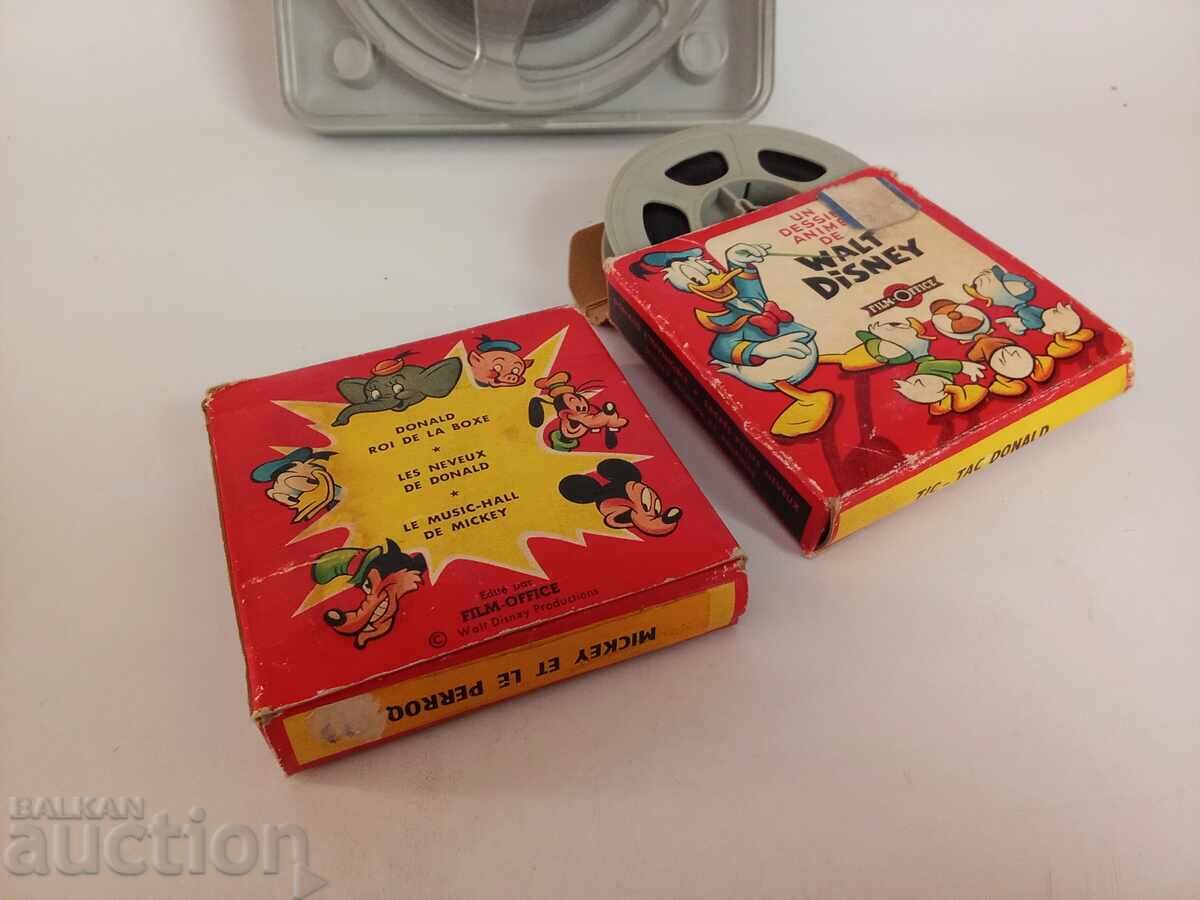 Auction  Old 8mm film reels animation and western