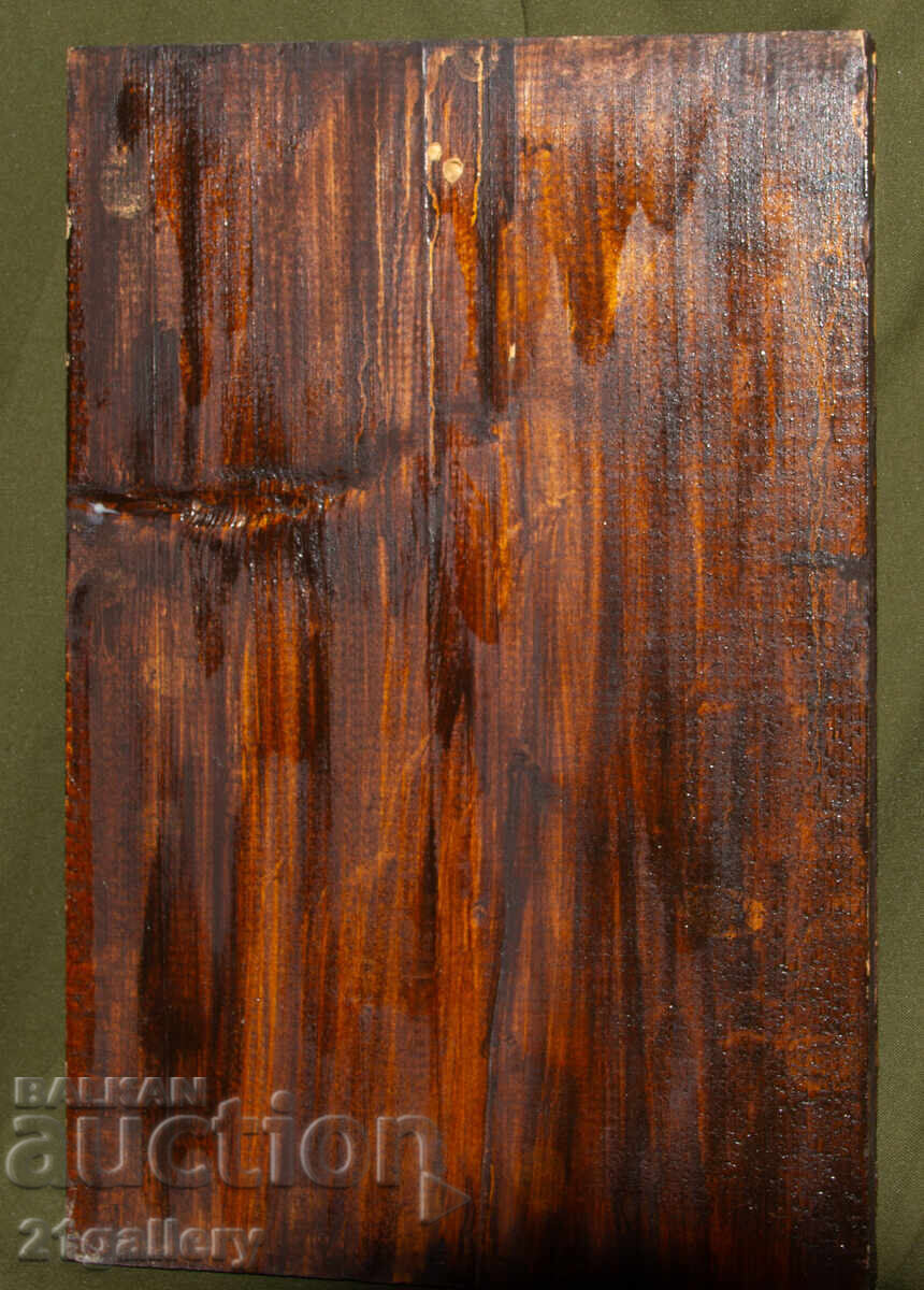 Hand-painted icon, tempera paints, Crucifixion - 6