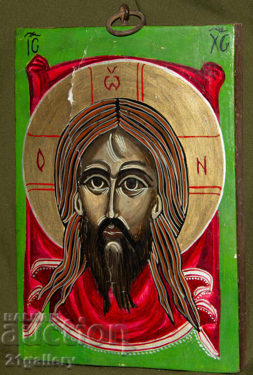 Δημοπρασία Χειροποίητη εικόνα, με τέμπερα, Ιησούς Χριστός