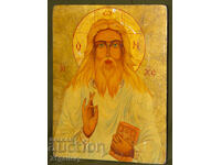 Hand-painted icon, tempera paints, signed