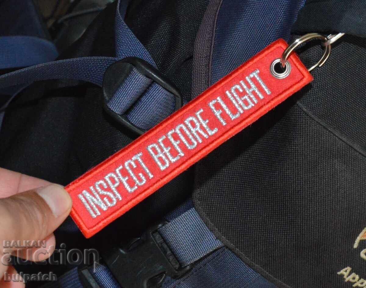 ЧеКа ключодържател Inspect before flight с цена € 6.00 | 11.73 лв. ЧеКа ключодържател Inspect before flight с цена € 6.00 | 11.73 лв.
