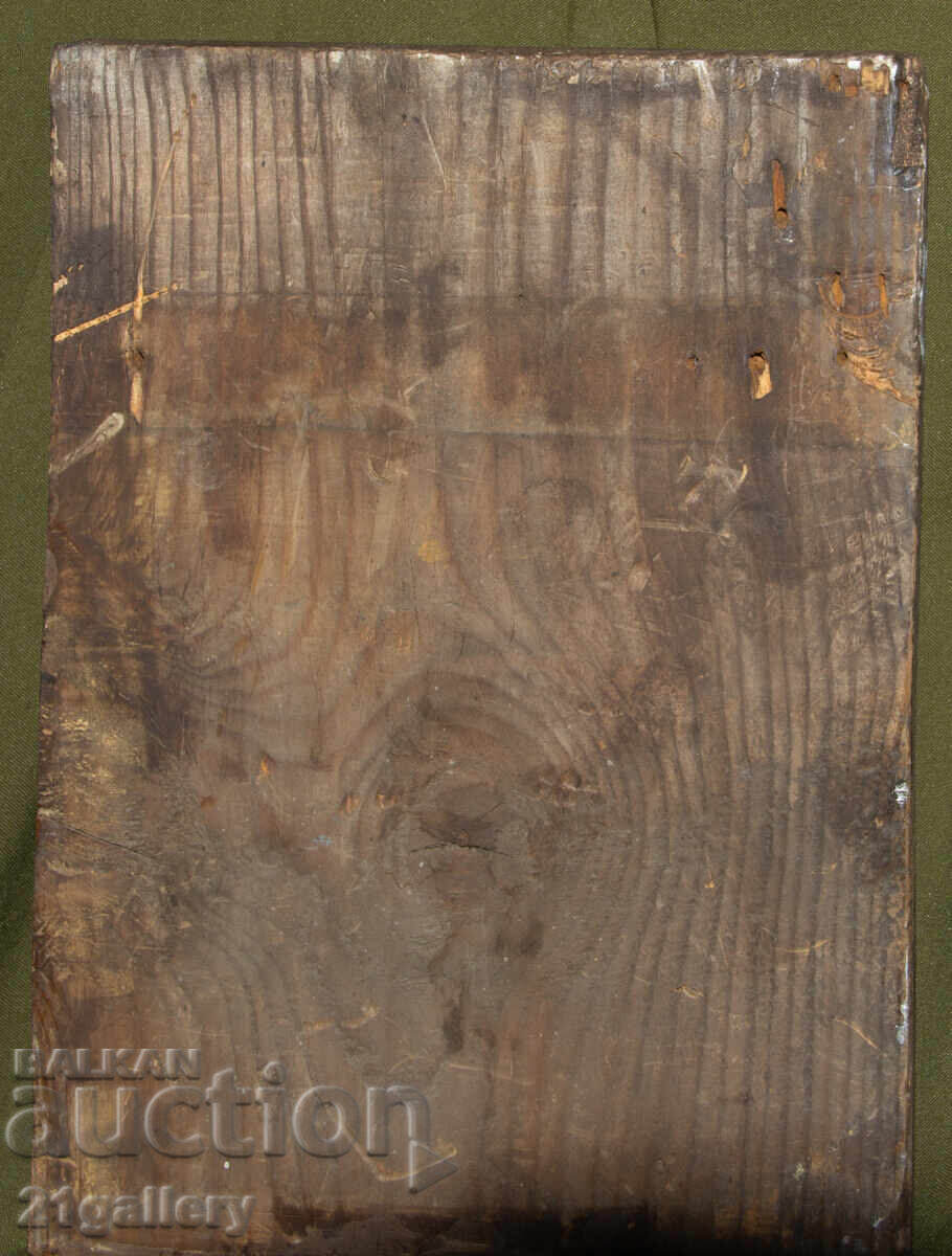 Hand-painted icon, tempera, Holy Mother with the Child - 6