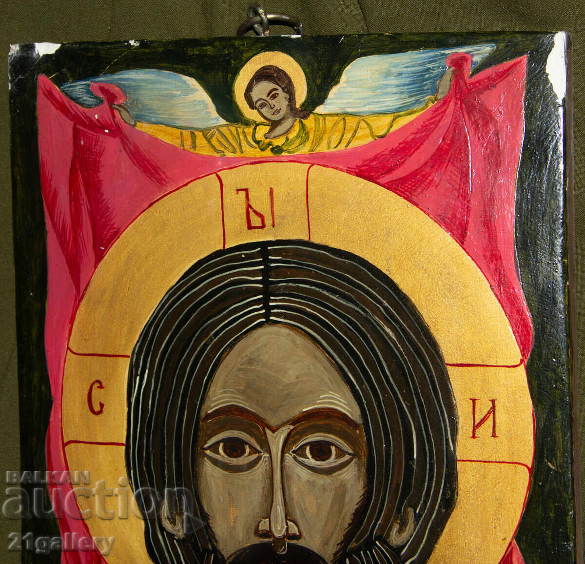 Доставка на Ръчно рисувана икона, темперни бои,  Иисус Христос