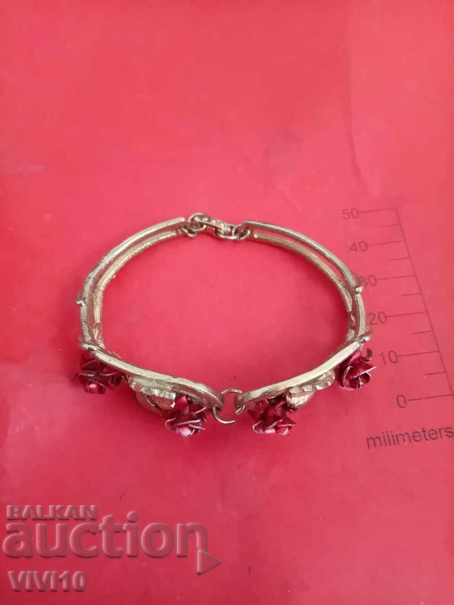 Brățară veche cu trandafiri