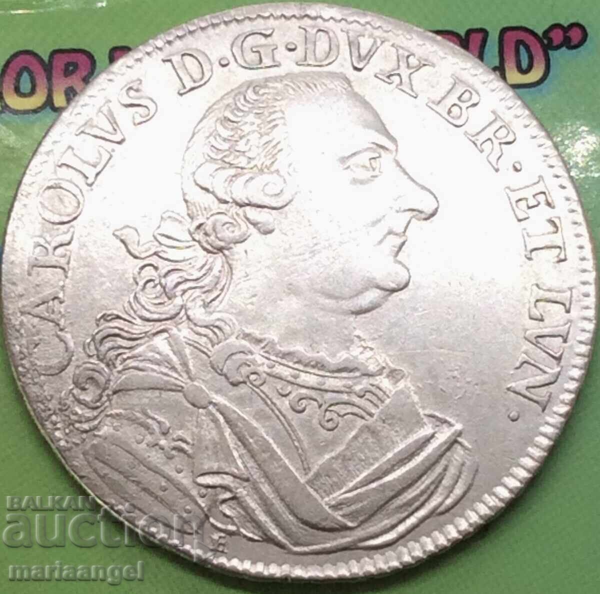2/3 τάληρο 1764 Braunschweig-Lüneburg Κάρολος Α' Γερμανία ασήμι - 5