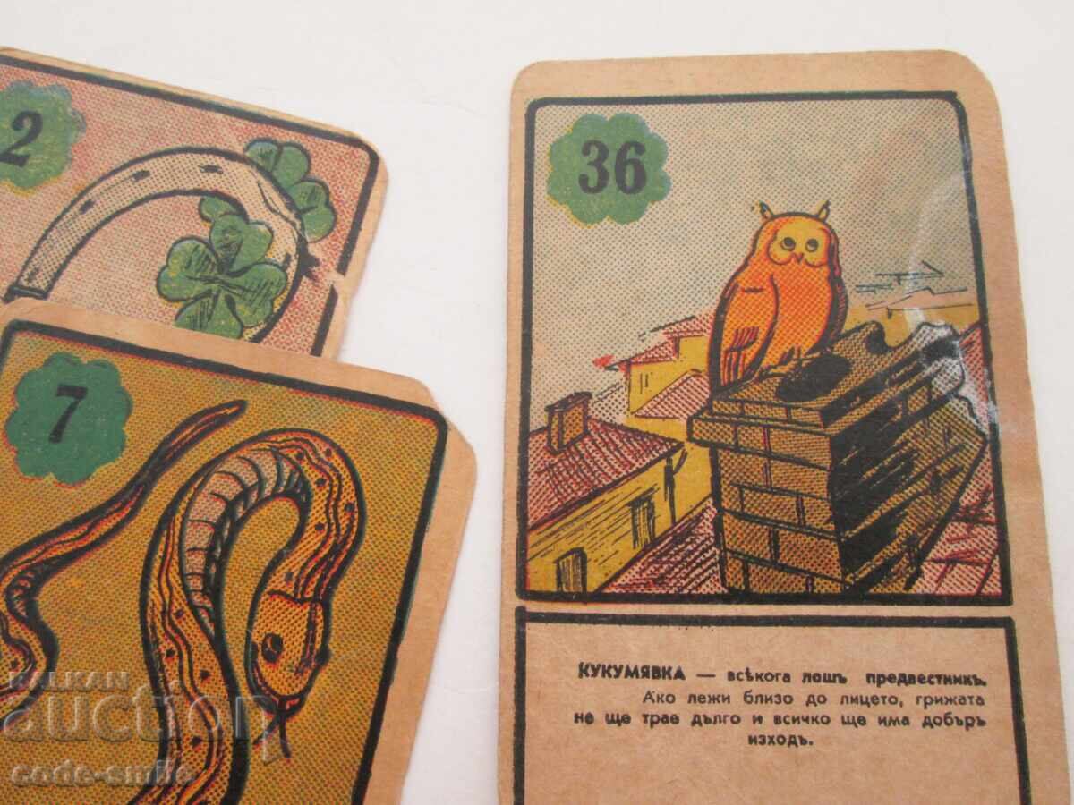 Old Tarot cards for fortune telling the future Kingdom Bulgaria TAROT - 6 Old Tarot cards for fortune telling the future Kingdom Bulgaria TAROT - 6