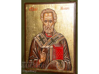 O icoană modernă a Sfântului Nicolae Făcătorul de Minuni