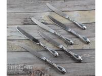Large Knives for Eating, 6 pcs - USSR, Soviet