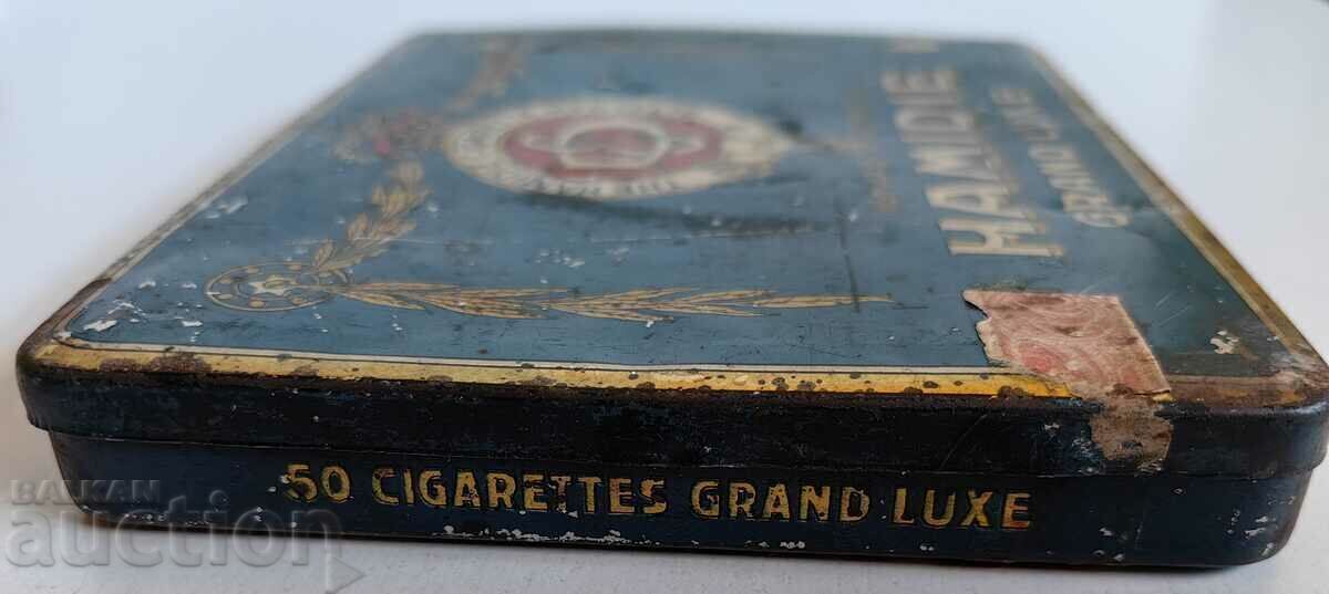 HAMIDIE РЯДКА СТАРА ЛАМАРИНЕНА МЕТАЛНА КУТИЯ ОТ ЦИГАРИ с цена 39.00 лв. | € 19.94