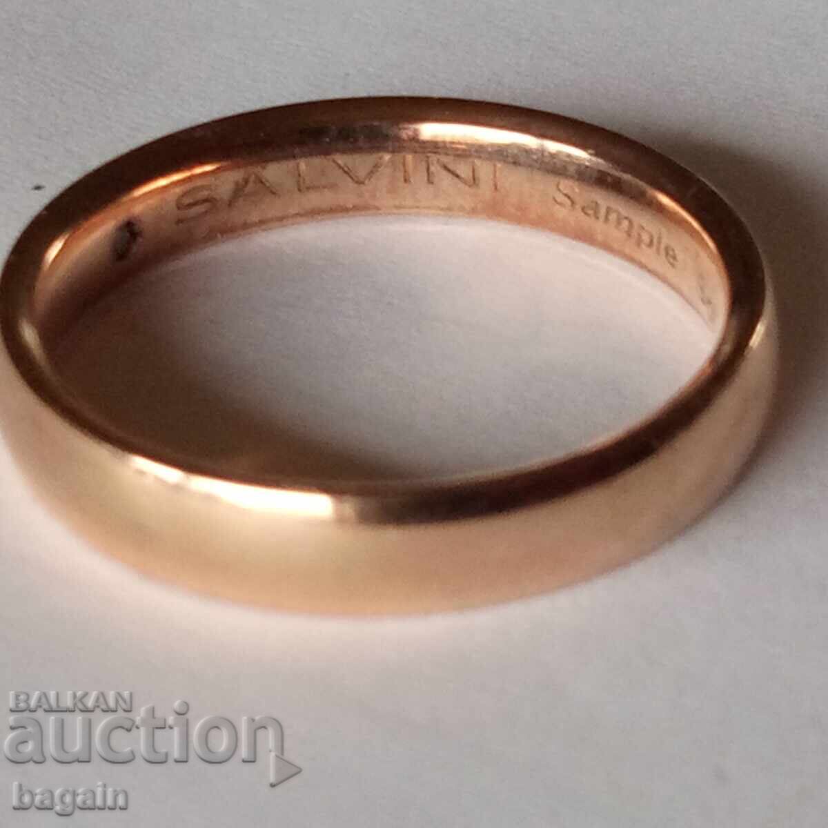 Sterling silver ring with gold plating. with price 50.00 BGN | € 25.56