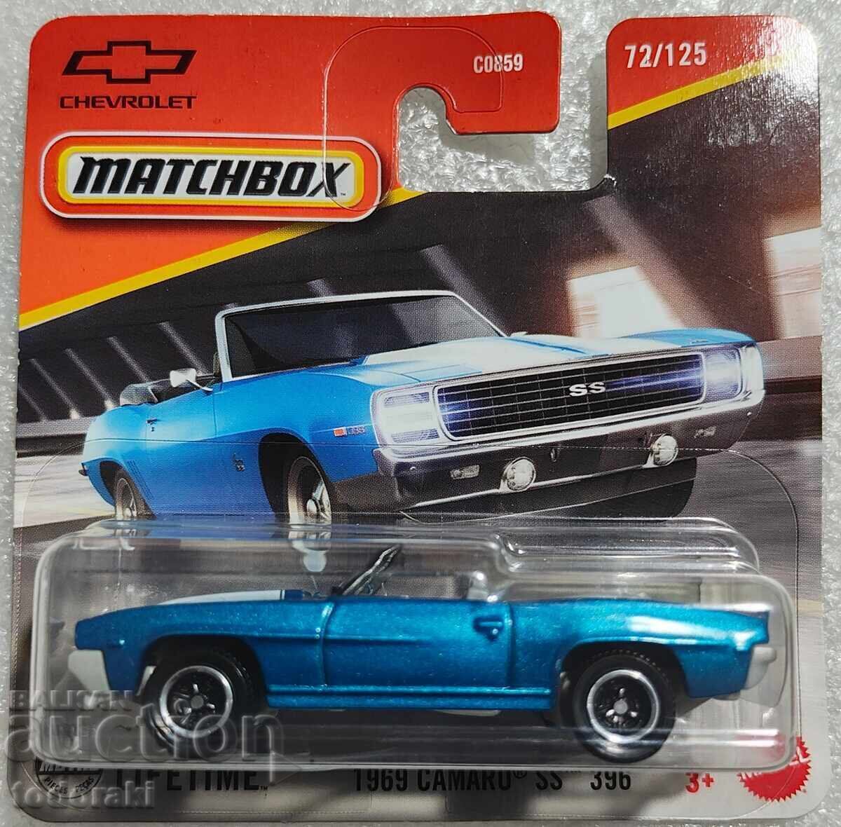 Matchbox 1969 Camaro SS Количка Мачбокс 1:64 Шевролет СС
