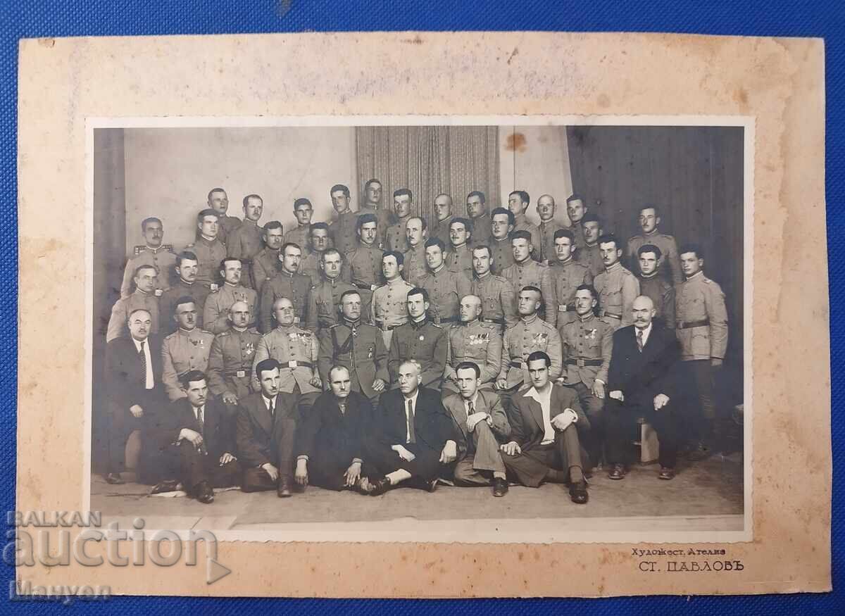 Παλιά στρατιωτική φωτογραφία, χαρτόνι του 3ου Διαμερίσματος Πυροβολικού