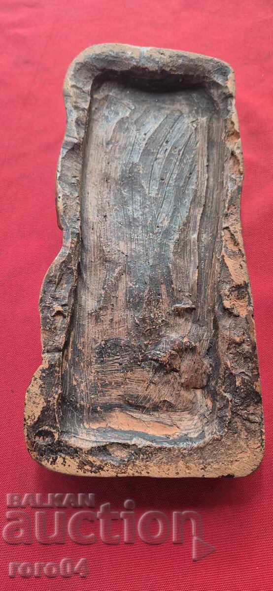 СТАРА КЕРАМИЧНА ИКОНА - 6 СТАРА КЕРАМИЧНА ИКОНА - 6