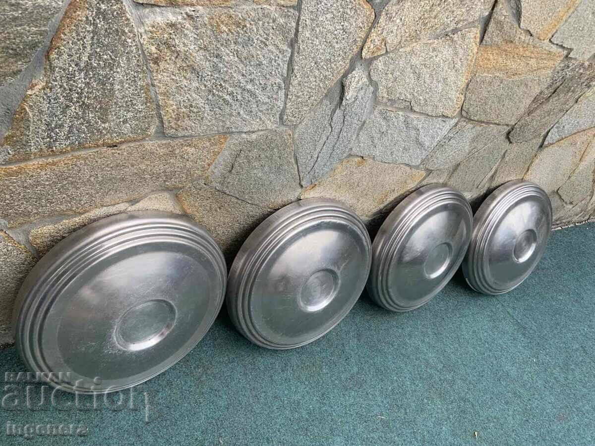 TAS TASOANE METALICE RETRO PENTRU VOLGA-4 BUC cu preț 90.00 BGN | € 46.02