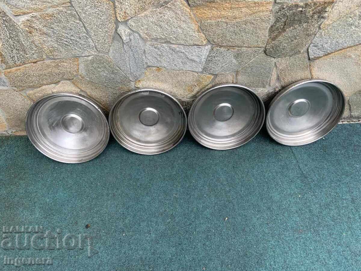 TAS TASOANE METALICE RETRO PENTRU VOLGA-4 BUC - 5