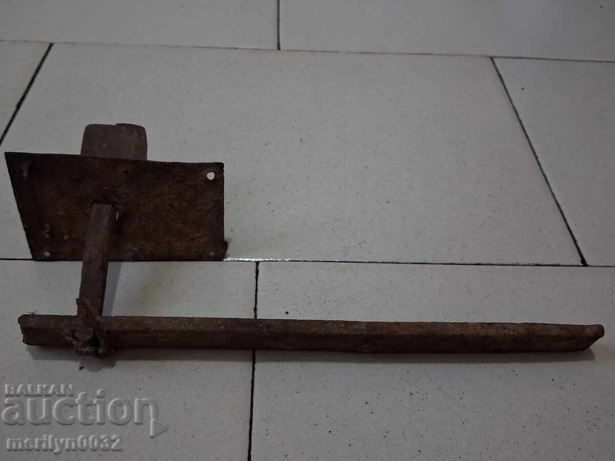 Delivery of Antique wrought iron latch, lock, latch for an antique gate