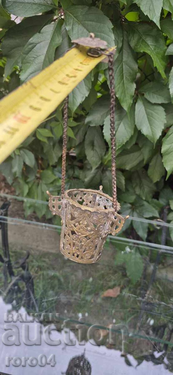 LAMPĂ VECHE DE BRONZ - 5 LAMPĂ VECHE DE BRONZ - 5