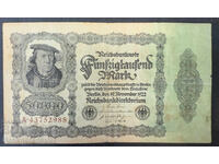 Germania 50000 Mark 1922 Pick 80 Ref 2988