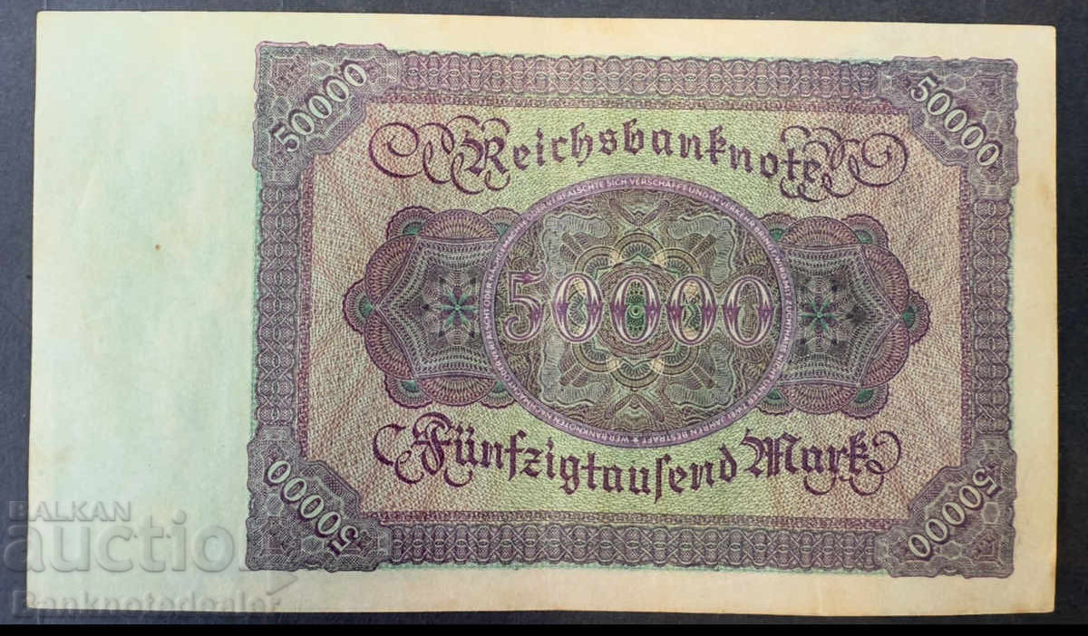 Germany 50000 Mark 1922 Pick 80 Ref 8290 with price 14.00 BGN | € 7.16