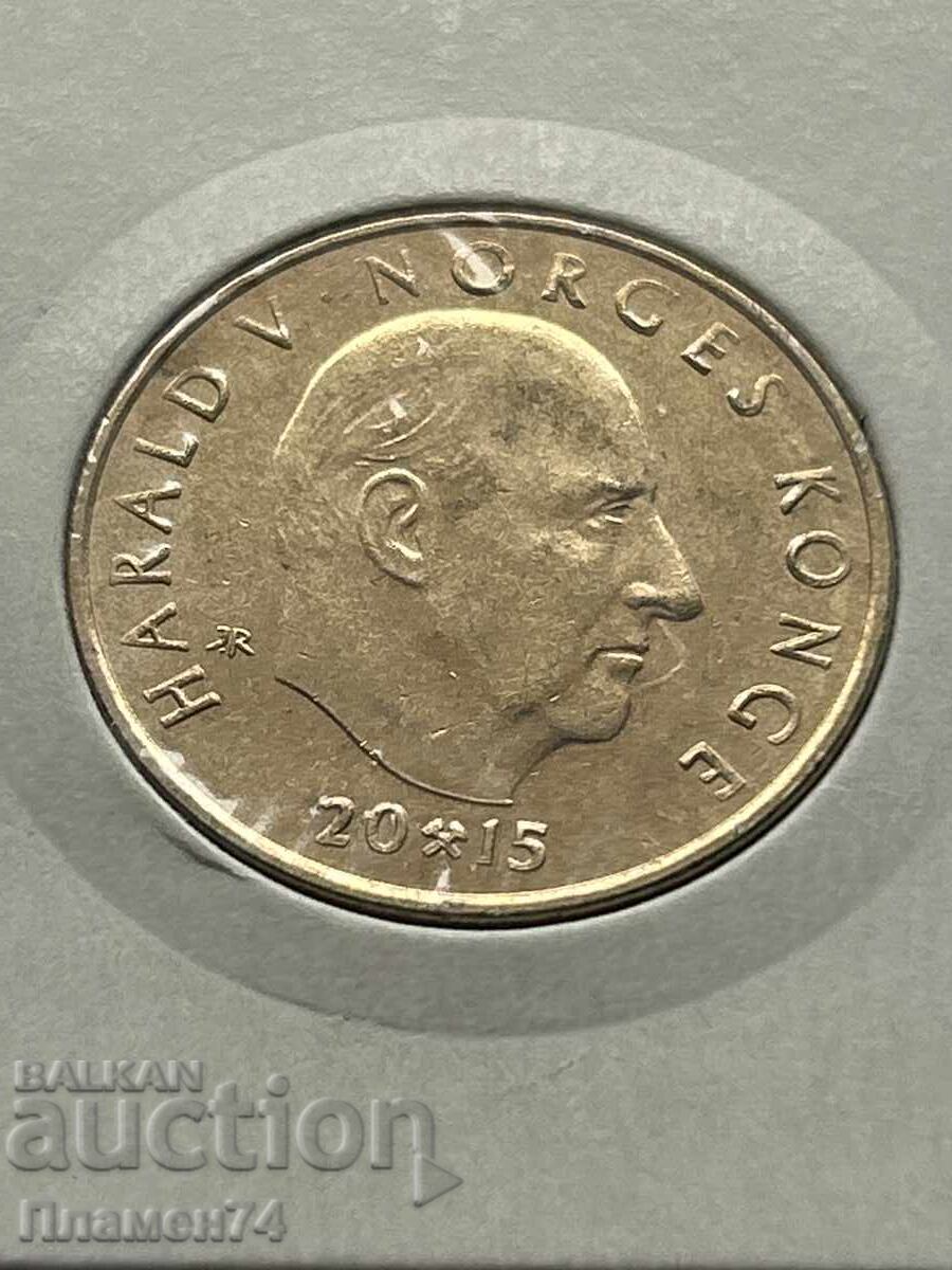 20 крони 2015 Норвегия Върховен Съд с цена 7.00 лв. | € 3.58
