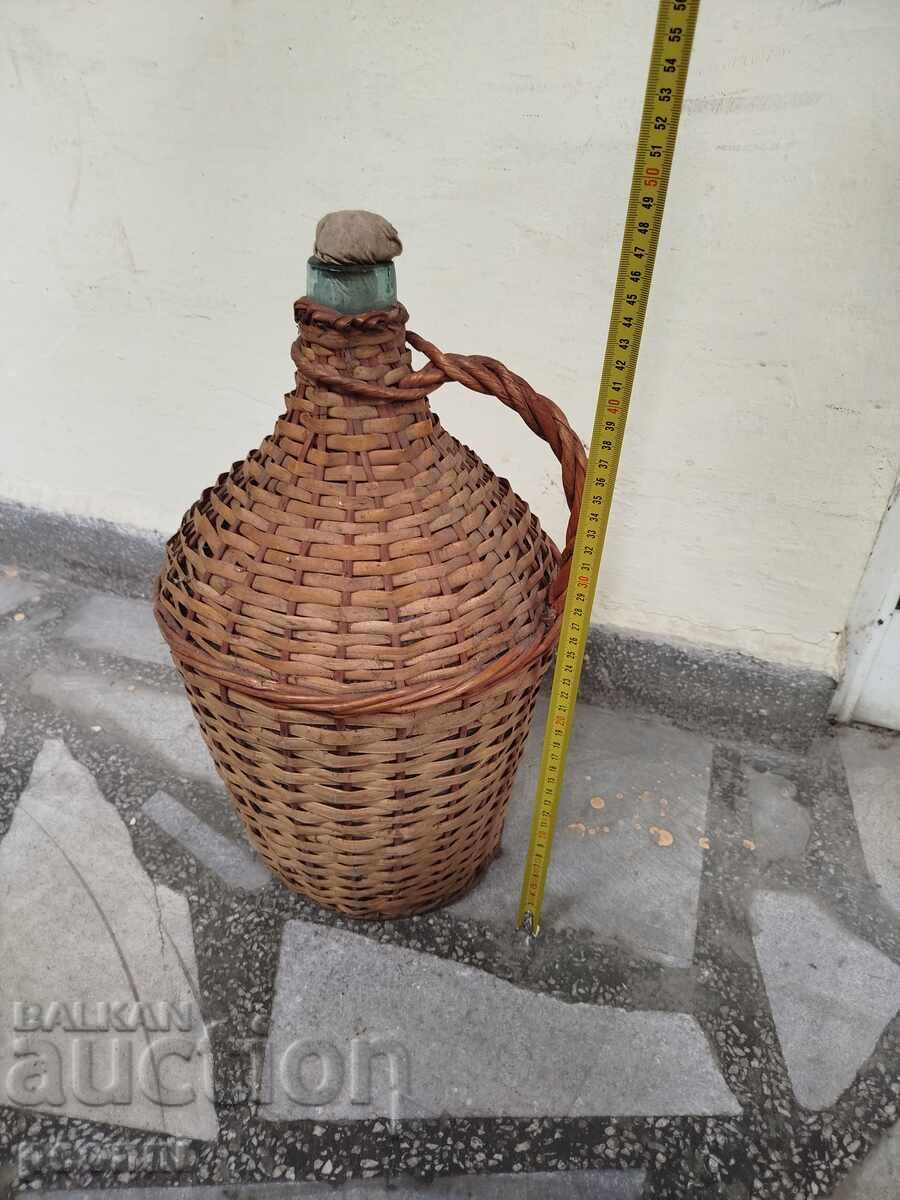 Woven demijohn