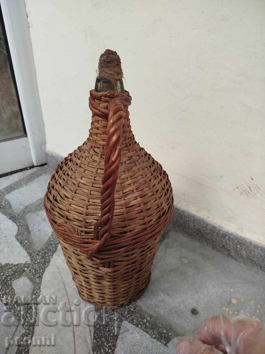 Woven demijohn with price 18.00 BGN | € 9.20