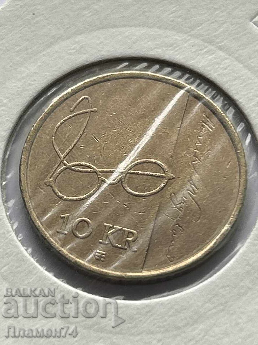10 крони 2008 Норвегия с цена 4.00 лв. | € 2.05