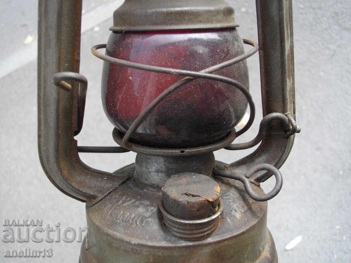 ΣΤΑΡ ΜΙΚΡΟ ΓΕΡΜΑΝΙΚΟ ΦΑΝΑΡΙ ΑΕΡΙΟΥ ΛΑΜΠΑ FEUERHAND 175 GERMANY - 6
