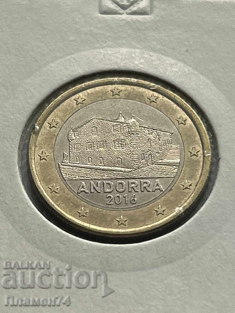 1 ευρώ 2016 Ανδόρα με τιμή 12.00 BGN | € 6.14