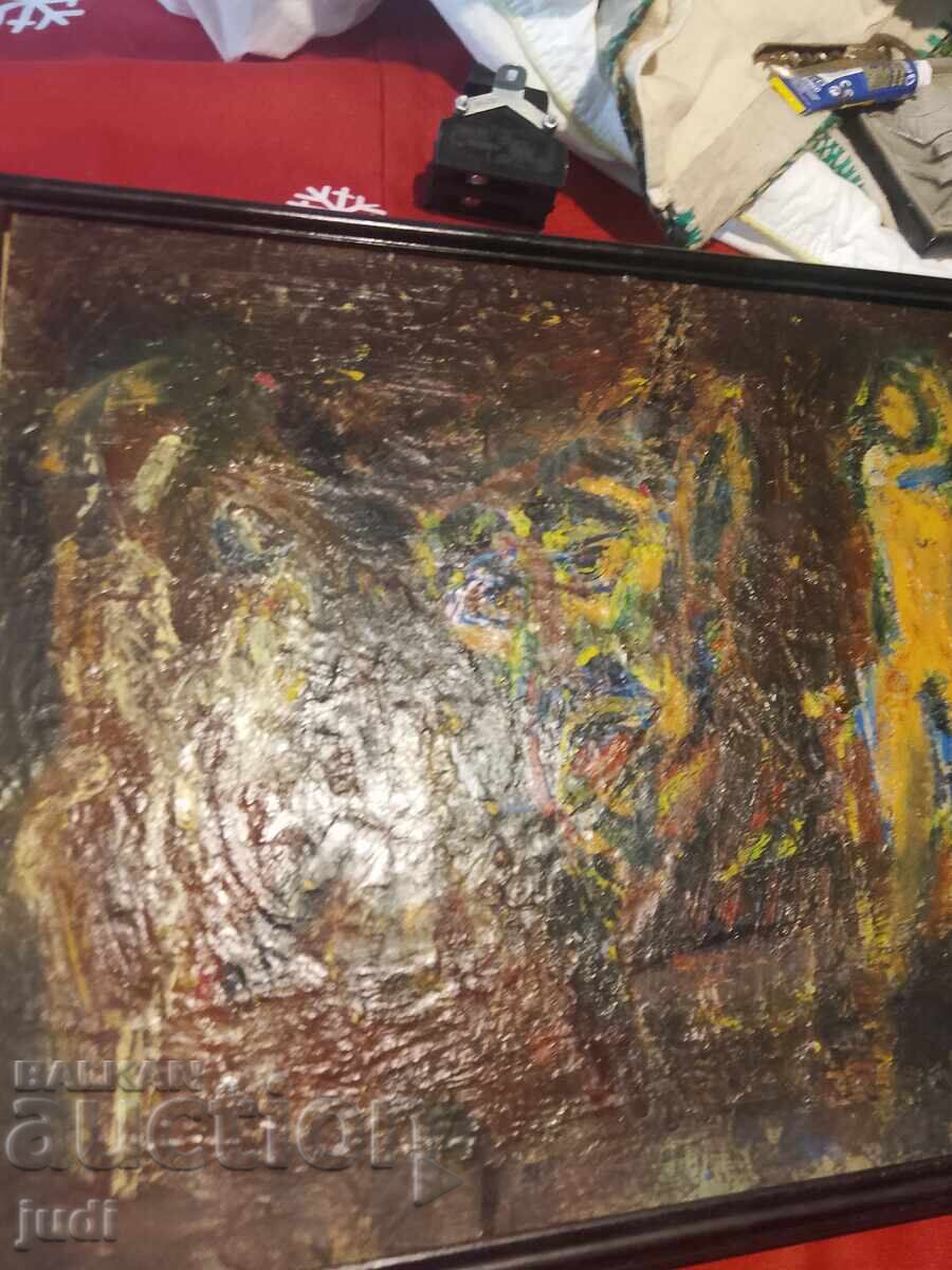 Παράδοση Ελαιογραφία υπογεγραμμένη Ν. Χ