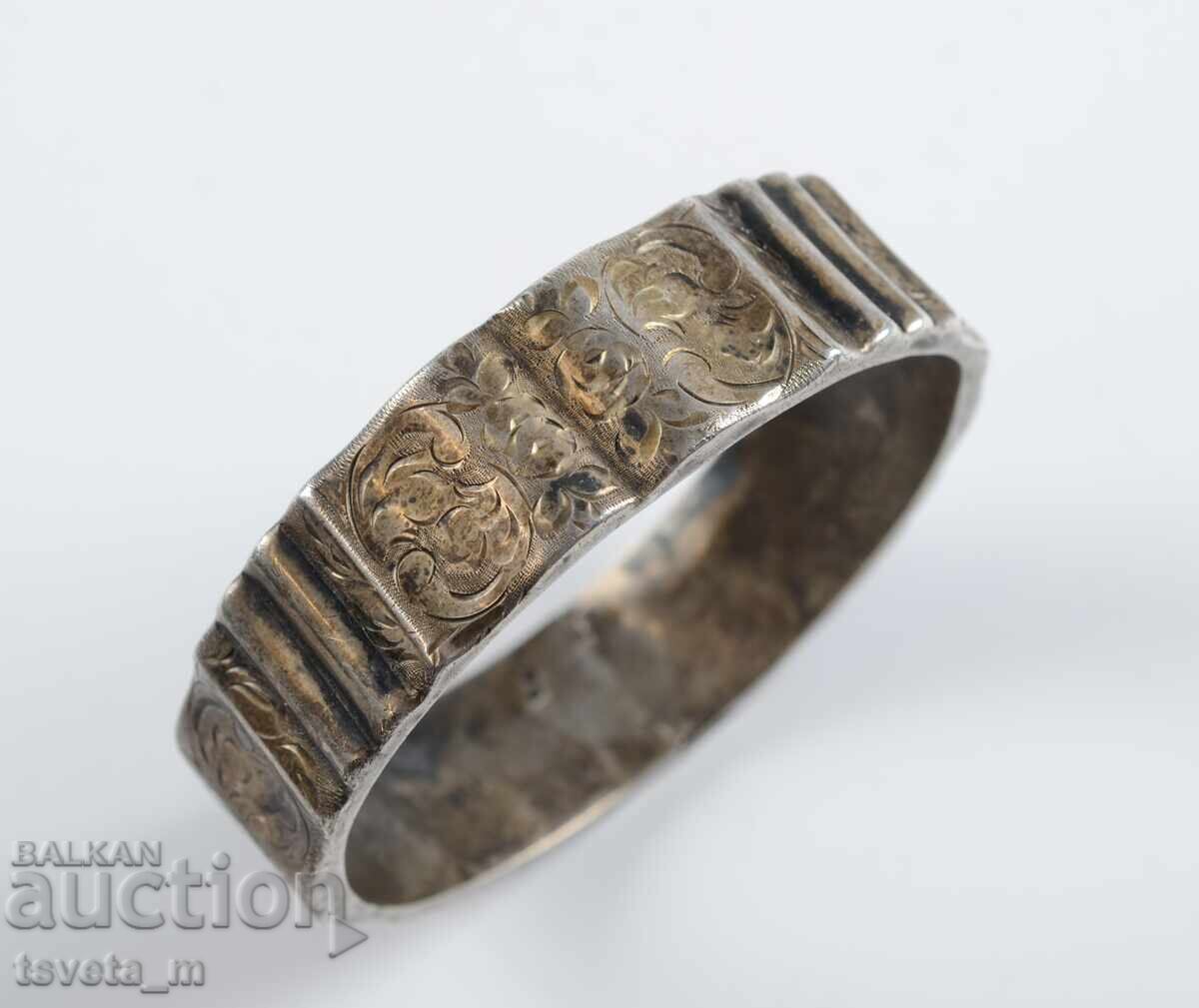 Brățară veche din argint 35.5 gr. Ag 900