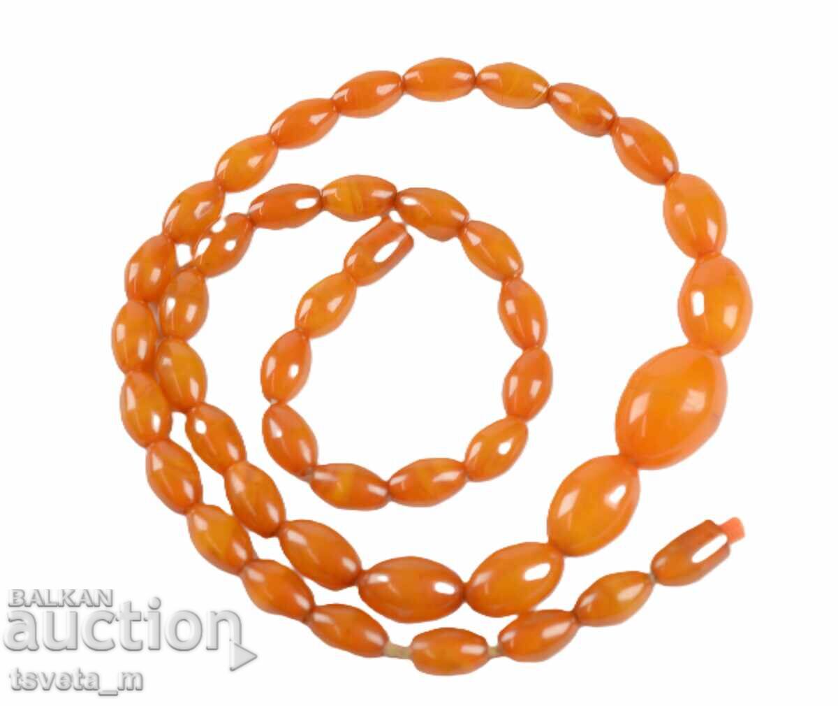 Δημοπρασία Κολιέ, περιδέραιο κεχριμπάρι 27,3 γρ Δημοπρασία Κολιέ, περιδέραιο κεχριμπάρι 27,3 γρ