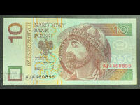 Poland 10 Zlotych 1994 Pick 173a Ref 0896 Uncirculated