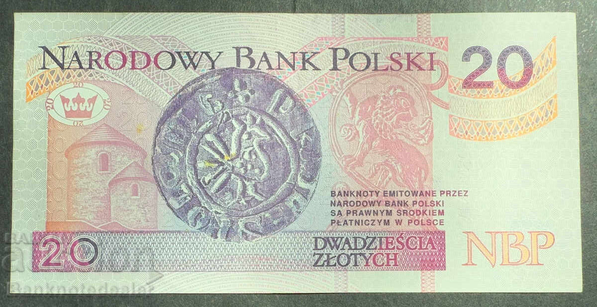 Poland 20 Zlotych 1994 Pick 174a Ref 5965 with price 24.00 BGN | € 12.27