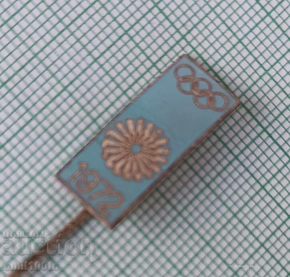 Значка- Олимпиада Мюнхен 1972 с цена 8.00 лв. | € 4.09 Значка- Олимпиада Мюнхен 1972 с цена 8.00 лв. | € 4.09