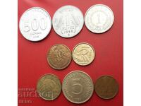 Mixed lot of 8 coins