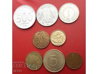 Mixed lot of 8 coins