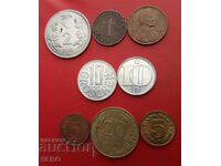 Mixed lot of 8 coins