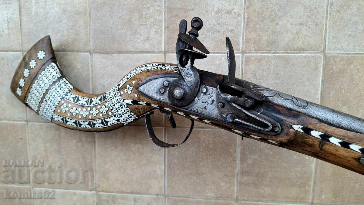 Flintlock blunderbuss, pistol, flintlock, rifle, musket, gun - 5