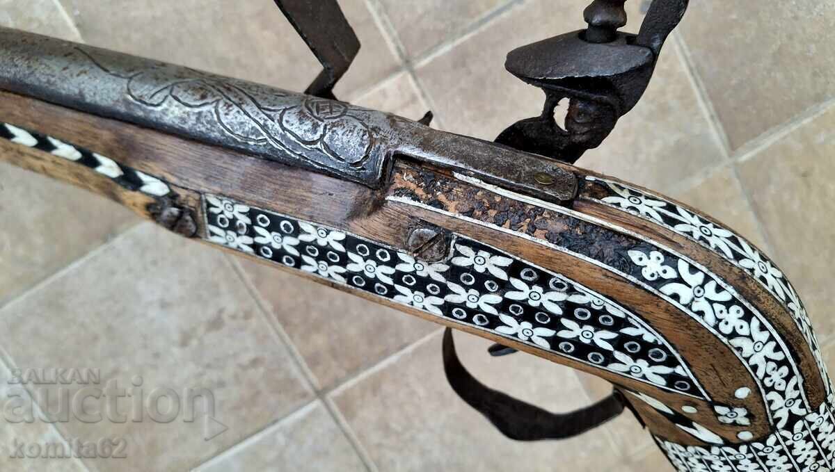 Flintlock blunderbuss, pistol, flintlock, rifle, musket, gun - 7