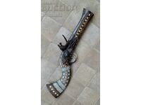 Flintlock blunderbuss, pistol, flintlock, rifle, musket, gun