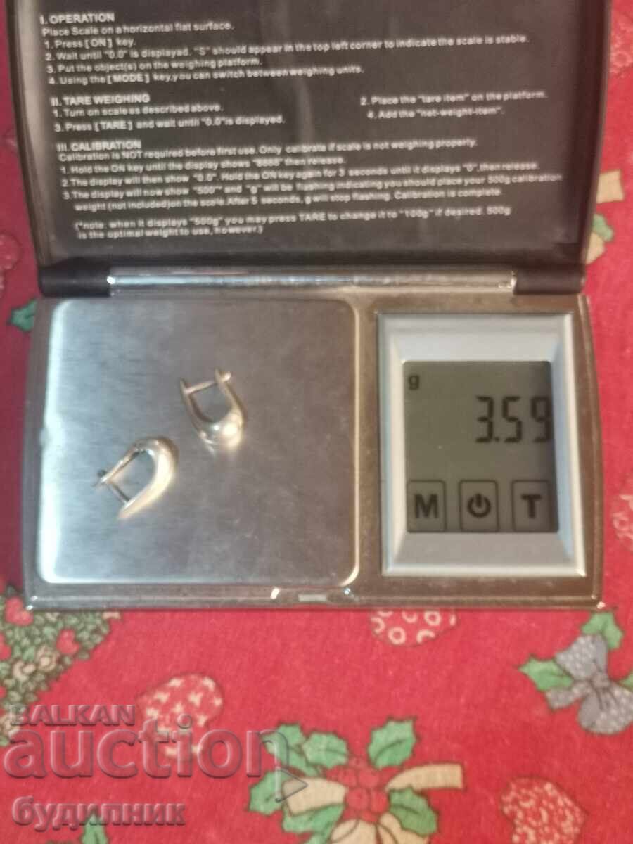 Сребърни обеци. Пускам над 100 Аукциона. Разгледайте и остан - 7 Сребърни обеци. Пускам над 100 Аукциона. Разгледайте и остан - 7