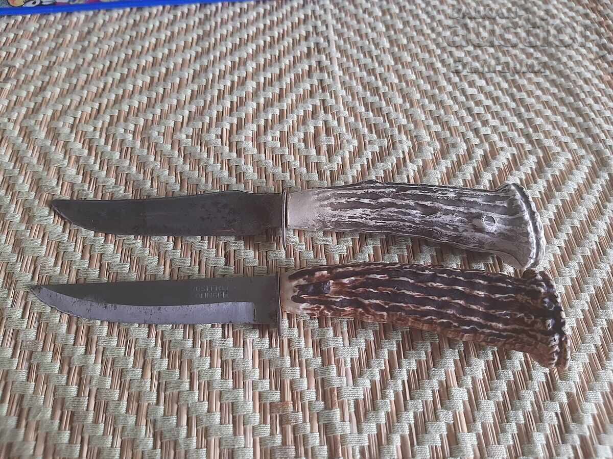 2 μικρά κυνηγετικά μαχαίρια, μαχαίρι 2 μικρά κυνηγετικά μαχαίρια, μαχαίρι