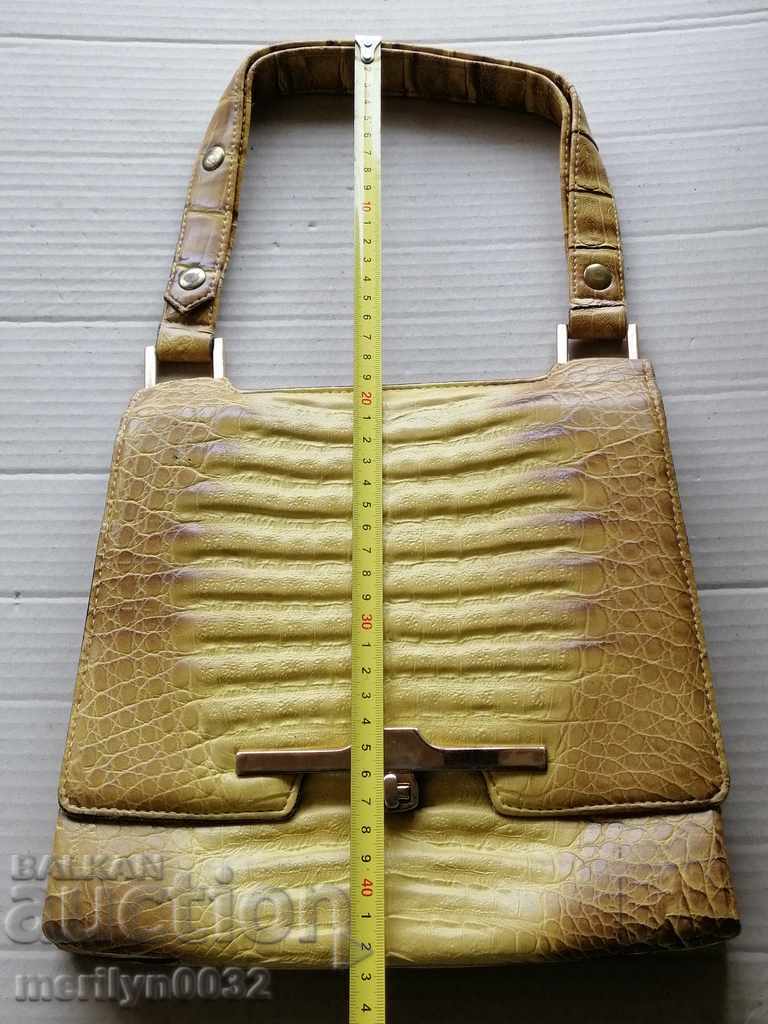 Τσάντα από δέρμα κροκόδειλου - 7