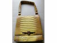 Geanta din piele de crocodil