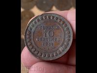 Γαλλική Τυνησία 10 σεντίμια 1912