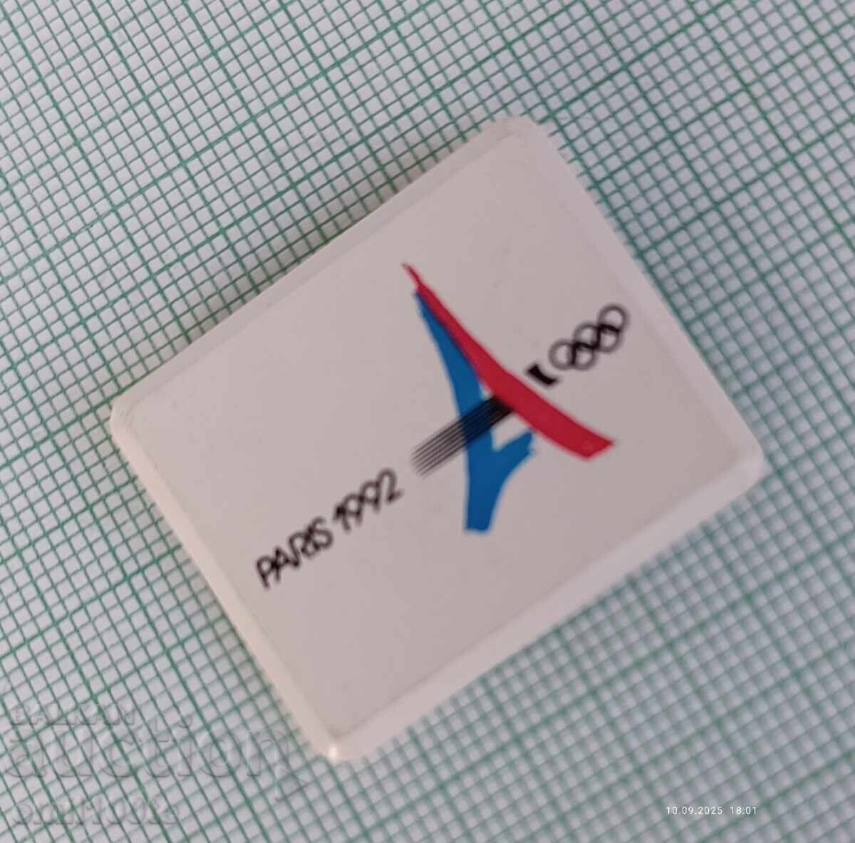 Auction  Rare badge - Paris candidate for the 1992 Olympics