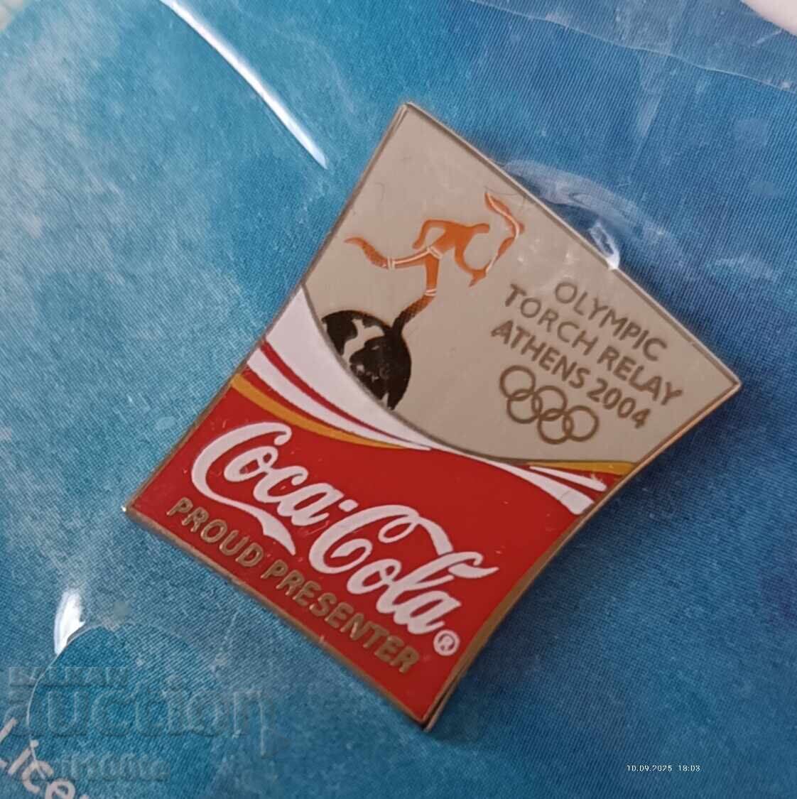 Badge - Olympic Torch Relay Athens 2004 with price 10.00 BGN | € 5.11