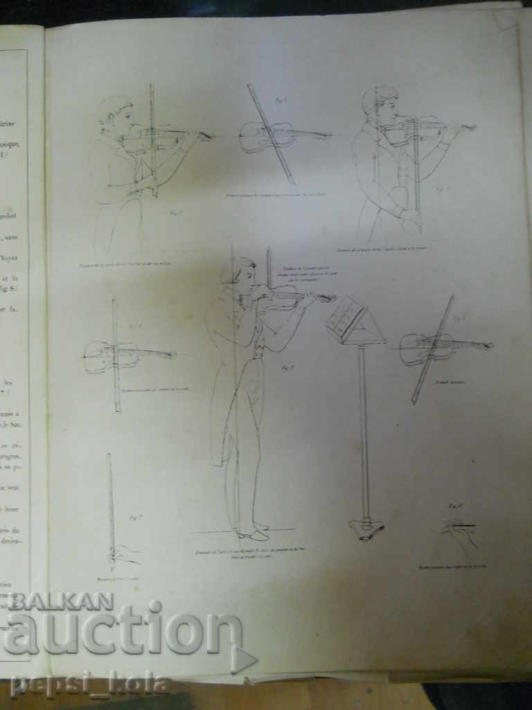 Παράδοση Παλιά παρτιτούρα για βιολί - Γαλλία
