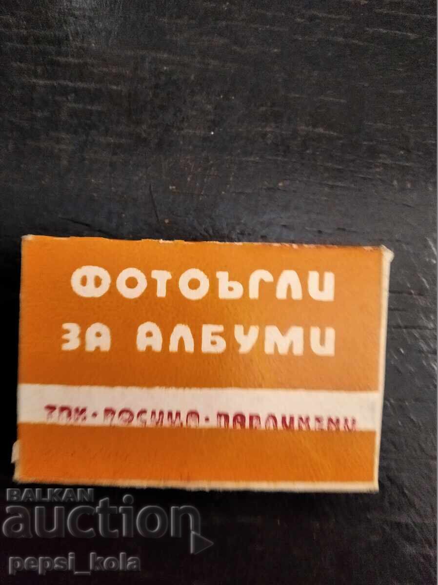 Photo corners for albums Photo corners for albums